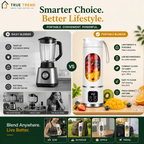 TrueTrend™ Portable Rechargeable Blender – 450ml Personal Smoothie Maker for Home, Office & Travel 🥤✨
